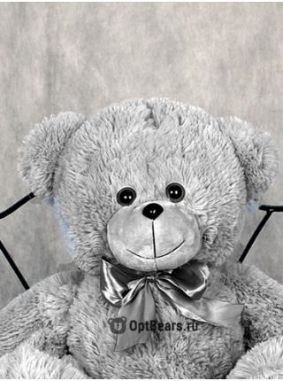 Плюшевый медведь "Бен" серый 60 см 