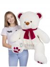 Плюшевый медведь "Кельвин" 120 см молочный